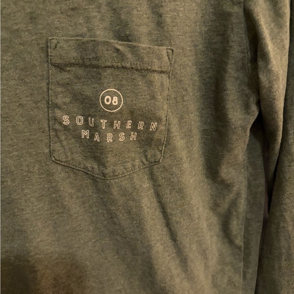 Southern Marsh Youth Olive Tee - Picture 2 of 5